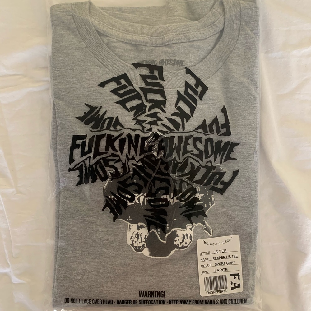 Fcking Awesome Long Sleeve Tee Shirt